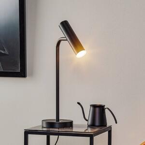 Schöner Wohnen Lampa stołowa LED Stina, możliwość ściemniania, czarny, salon / jadalnia, metal, nowoczesny