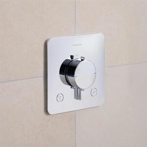 Hansgrohe Ecostat Comfort Q Termostat model podtynkowy dla 2 odbiorników z wbudowanym zestawem zabezpieczającym, 33717000