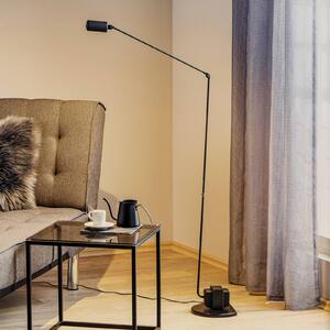 Lumina Lampa stojąca LED Daphine, możliwość ściemniania, czarny, biuro, metal, nowoczesny