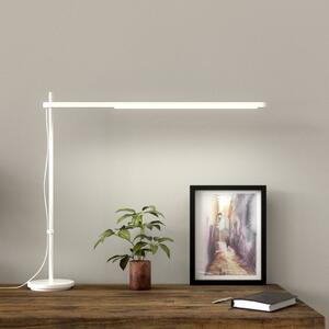 Artemide Lampa biurkowa LED Talak Professional, możliwość ściemniania, biały / opal, biuro, metal, design