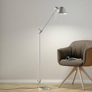 Artemide Lampa stojąca designerska Tolomeo Lettura, aluminiowy / szary / cynkowy, biuro, aluminium, design