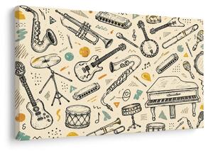 Obraz instrumenty muzyczne w harmonii