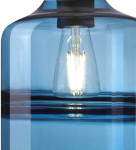 Lampa wisząca Westinghouse Soren, cylinder, szafirowy