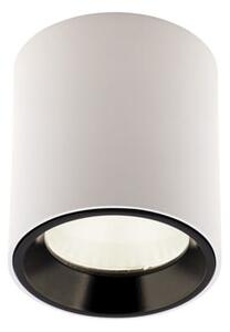 Lampa Sufitowa Tub Okrągły Biały+ C0155 Pierścień Ozdobny Biały Maxlight