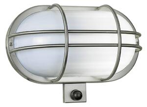 K.S. Verlichting Lampa zewnętrzna z czujnikiem ruchu Sonn, możliwość ściemniania, aluminiowy / szary / cynkowy, stal szlachetna, morski