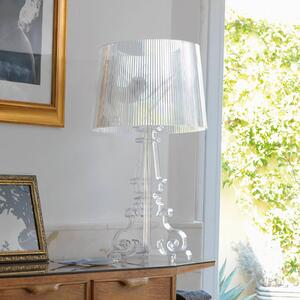 Kartell Lampa stołowa design Bourgie, możliwość ściemniania, przezroczysty / transparentny, salon / jadalnia, tworzywo sztuczne, design