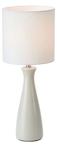 Kremowa lampa stołowa z tekstylnym kloszem (wysokość 42 cm) Birillo – Markslöjd