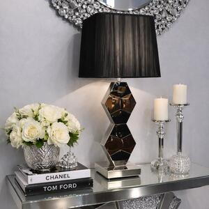 Lampa stołowa dekorowana glamour L-0604