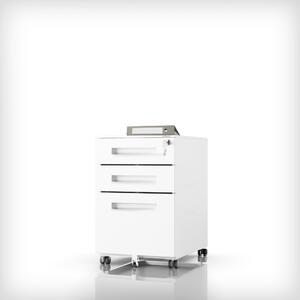 Kontenerek pod biurko KATE 390 x 600 x 500 mm, biały
