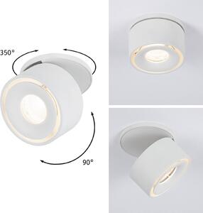 Paulmann Spircle oprawa wpuszczana LED biała, biały / opal, salon / jadalnia, aluminium, nowoczesny