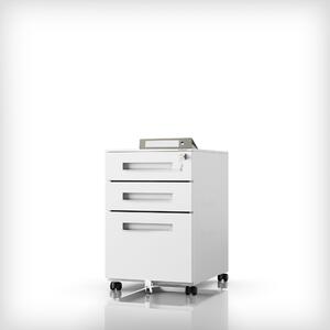 Kontenerek pod biurko KATE 390 x 600 x 500 mm, szary