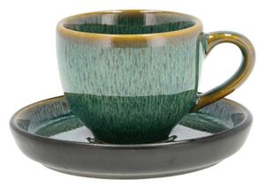 Zielona ceramiczna filiżanka na espresso 70 ml Gastro Green/Black – Bitz
