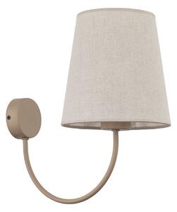 Lampa Ścienna TK Lighting, Candi, ściemnialny, beżowy, salon, tkanina | tekstylia, nowoczesny