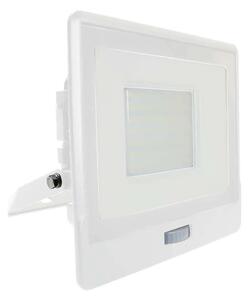 Projektor LED V-TAC 50W SAMSUNG CHIP Czujnik Ruchu Biały Z MUFĄ VT-158S 6500K 4000lm 5 Lat Gwarancji