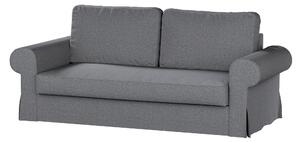 Pokrowiec na sofę Backabro 3-osobową rozkładaną kolor szary tkanina strukturalna