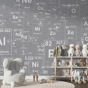 Fototapety Pierwiastki chemiczne na szarym tle, Fototapety designerskie, w00713 : Uwalls.pl