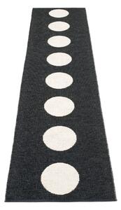 Czarno-biały chodnik odpowiedni na zewnątrz 70x300 cm Vera Black – Pappelina