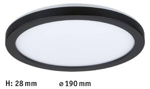 Paulmann Atria Shine Panel on/off black 840 Ø19cm