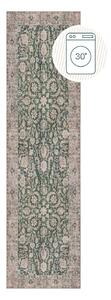Zielony chodnik odpowiedni do prania 60x230 cm Beau Floral – Flair Rugs