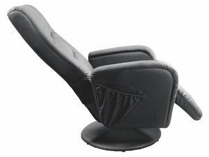Fotel Pulsar z funkcją masażu czarny