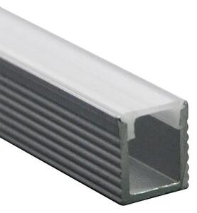 Profil Aluminiowy V-TAC 2mb Anodowany, Klosz Mleczny, VT-8136