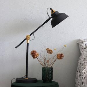 Steinhauer Lampa stołowa Nové, czarny, salon / jadalnia, metal, industrialny