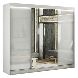 Szafa przesuwna Velvet 250 cm z lustrem lacobelem do sypialni