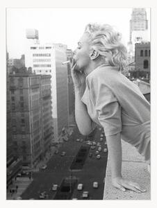 Oprawiony druk cyfrowy Marilyn At The Ambassador Hotel New York