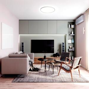 Tint Inteligentna lampa sufitowa Amela, możliwość ściemniania, biały / opal, salon / jadalnia, tworzywo sztuczne