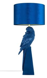 Kare Lampa Stołowa Parrot 84 Cm Niebieska