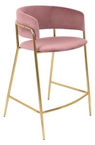 Krzesło Barowe Delta 65 Różowe