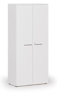 Szafa biurowa z drzwiami PRIMO WHITE, 800 x 420 x 1781 mm, biały