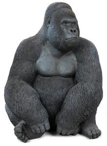 Kare Dekoracja Stojąca Gorilla Xl 76Cm Czarna