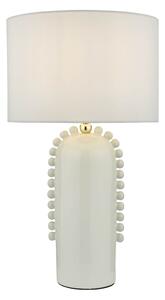 Lampa Stołowa Dolce Table Lamp White Ceramic With Shade