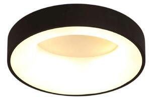 Plafon LED okrągły czarny Abigali 450*110mm 20W - trzy barwy, ściemnialny - Pilot
