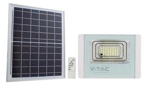 Projektor LED Solarny V-TAC 20W Biały IP65, Pilot, Timer VT-60W 4000K 1650lm