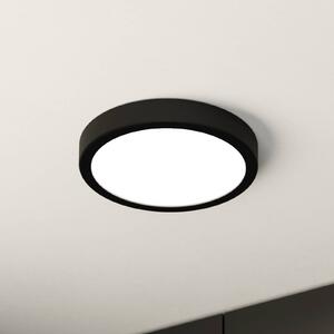 EGLO Lampa sufitowa LED Fueva 5 IP44 3000K czarna Ø21cm