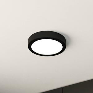 EGLO Lampa sufitowa LED Fueva 5 IP44 3000K czarna Ø16cm