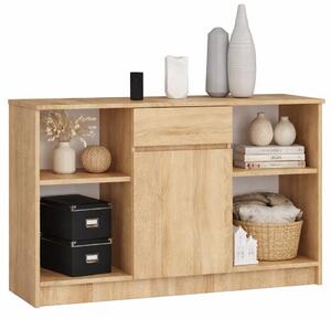 Skandynawska komoda z szufladą dąb sonoma E4-A30