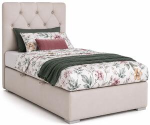 Pojedyncze łóżko boxspring 90x200 T1-E47