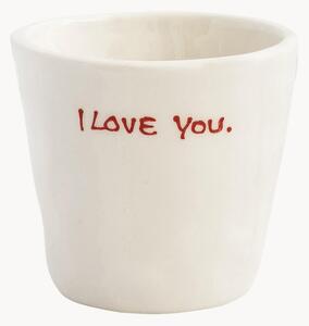 Ręcznie malowana filiżanka do espresso I Love You