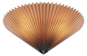 Markslöjd Lampa sufitowa Plisado, szara, Ø 50 cm