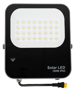 Naświetlacz LED Solarny 100W 170lm/W IP65 z Pilotem 20000 mAh PIR Zasięg czujnika 6m Radikal FloodSolar 15000 lm -