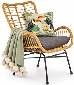 Rattanowy fotel do pokoju L7-L78