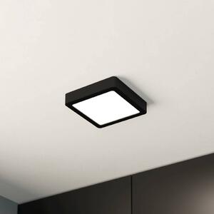 EGLO Lampa sufitowa LED Fueva 5 IP44 3000K czarna 16x16cm