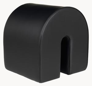 Puf ze skóry anilinowej Curved