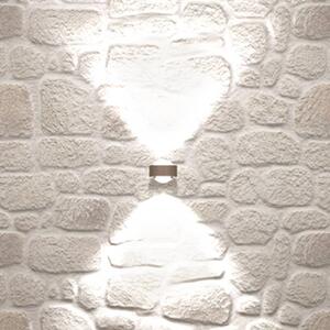 Top Light Kinkiet PUK Mini Wall, możliwość ściemniania, aluminiowy / szary / cynkowy, salon / jadalnia, metal, design
