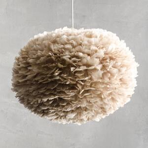 UMAGE Lampa wisząca Eos large, jasnobrązowy klosz