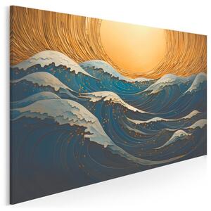 Morska bryza - nowoczesny obraz na płótnie - 120x80 cm