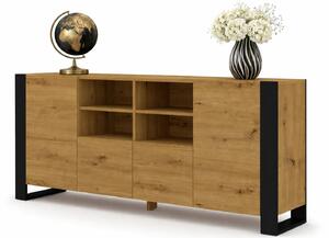 Komoda z szafkami dąb artisan H6-H63